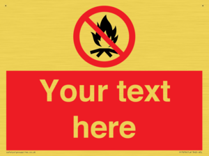 Custom prohibition No campfire